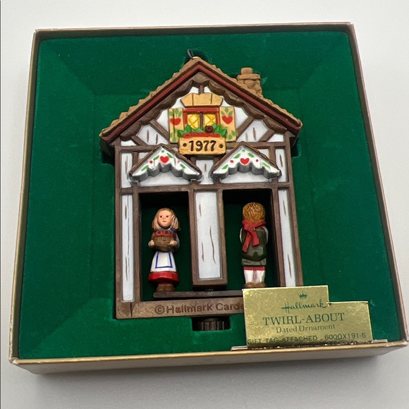 Hallmark Other - 1977 Ornament Vintage Weather House Twirl About Hallmark Keepsake With Box